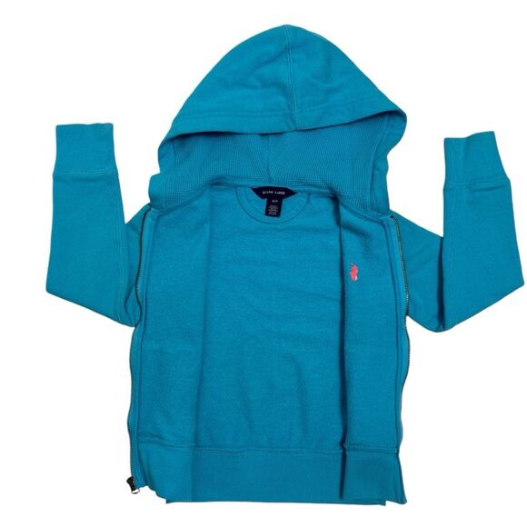 RALPH‎ LAUREN Zip up Hoodie, GIRLS Size 7/ SMALL - Picture 6 of 7